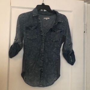 Jean Button Up Shirt
